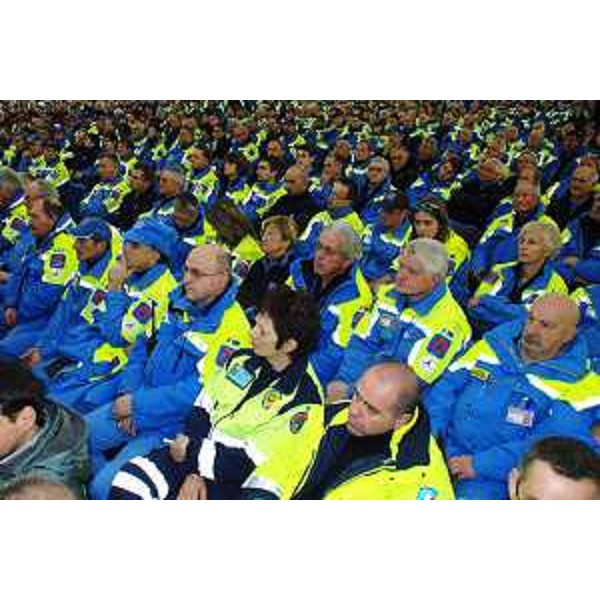 Volontari alla XVI Giornata del Volontario di Protezione civile - Udine 07/12/2013