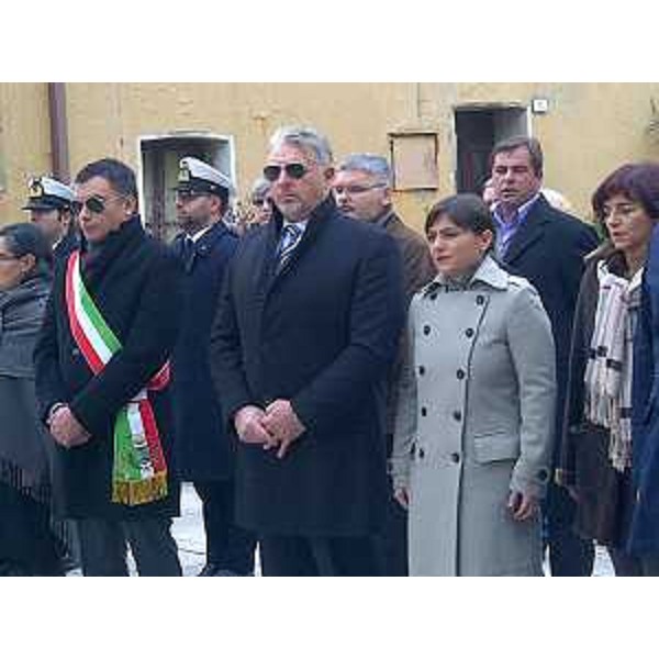 Debora Serracchiani (Presidente Friuli Venezia Giulia) per il LXII anniversario di costituzione della Cooperativa Pescatori "San Vito", la quarantaduesima celebrazione della Cooperazione peschereccia maranese e la Giornata del Ringraziamento - Marano Lagunare 08/12/2013