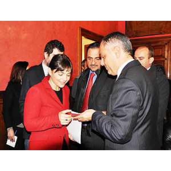 Debora Serracchiani (Presidente Friuli Venezia Giulia) alla presentazione del Progetto di Open Government "Go-On-Italia", nella sede di rappresentanza della Regione FVG - Roma 11/12/2013