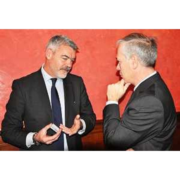 Paolo Panontin (Assessore regionale Funzione pubblica) alla presentazione del Progetto di Open Government "Go-On-Italia", nella sede di rappresentanza della Regione FVG - Roma 11/12/2013