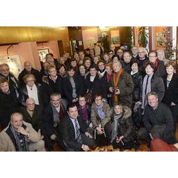 Debora Serracchiani (Presidente Friuli Venezia Giulia) e Franco Iacop (Presidente Consiglio regionale) con soci dell'Associazione Auser Bassa Friulana, in Consiglio regionale - Trieste 12/12/2013