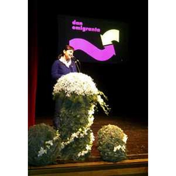 Debora Serracchiani (Presidente Friuli Venezia Giulia) interviene alla cinquantunesima edizione del "Dan emigranta" (Giornata dell'emigrante) - Cividale del Friuli 06/01/2014