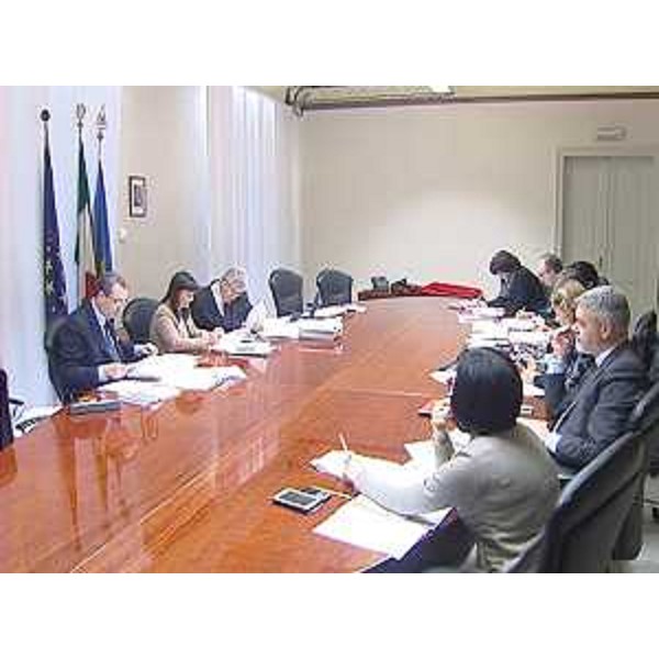La riunione della Giunta regionale presieduta da Debora Serracchiani (Presidente Friuli Venezia Giulia) - Trieste 10/01/2014