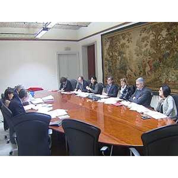 La riunione della Giunta regionale presieduta da Debora Serracchiani (Presidente Friuli Venezia Giulia) - Trieste 10/01/2014