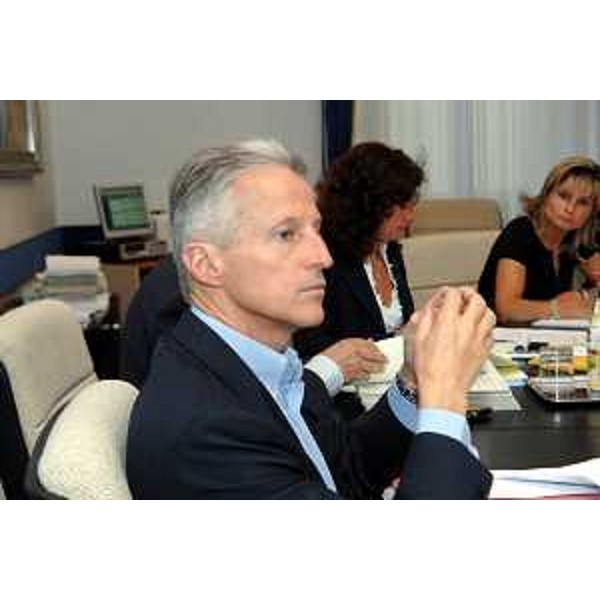 Riccardo Illy (Presidente Regione Friuli Venezia Giulia) alla Seduta di Giunta odierna. (Trieste 01/06/07)