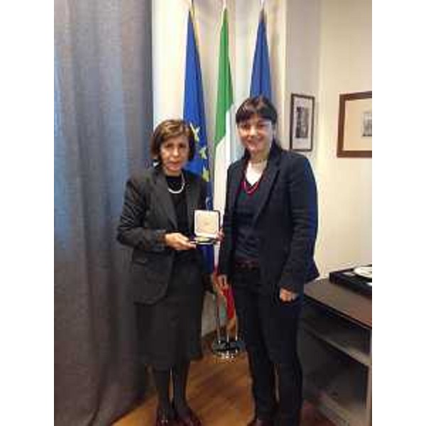 Provvidenza Delfina Raimondo (Prefetto Udine) e Debora Serracchiani (Presidente Friuli Venezia Giulia) - Udine 20/01/2014