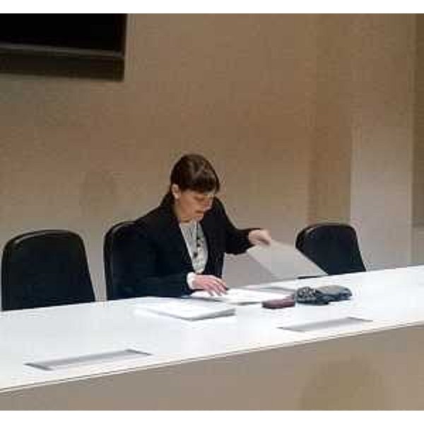 Debora Serracchiani (Presidente Friuli Venezia Giulia) alla riunione per la concertazione sulla situazione Electrolux – Udine 0302/2014