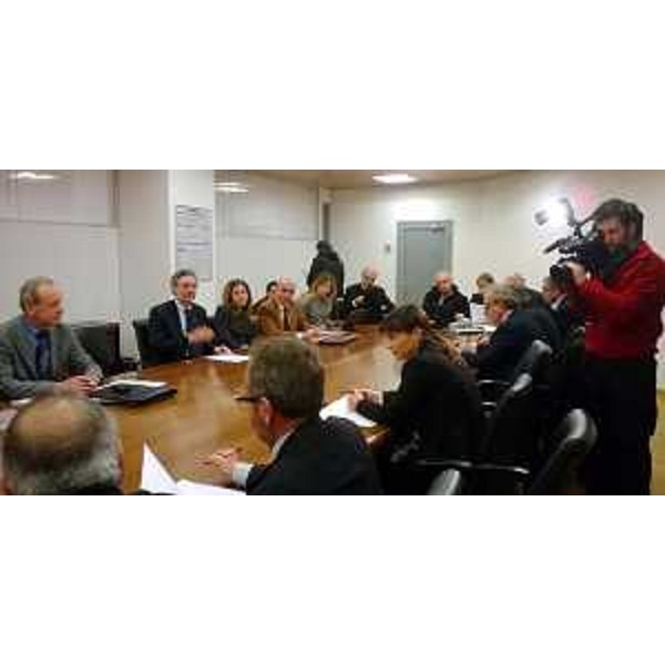 Debora Serracchiani (Presidente Friuli Venezia Giulia) alla riunione per la concertazione sulla situazione Electrolux – Udine 03/02/2014