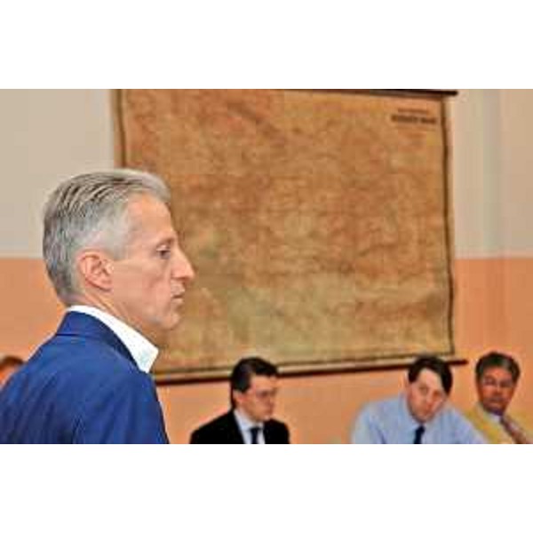 Riccardo Illy (Presidente Regione Friuli Venezia Giulia) e gli Assessori regionali Ezio Beltrame (Salute, Protezione sociale), Lodovico Sonego (Pianificazione territoriale, Infrastrutture) e Roberto Antonaz (Istruzione, Cultura) alla riunione di Giunta. (Ruda 08/06/07) 