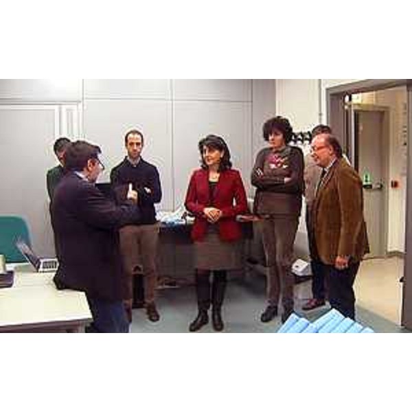 Mariagrazia Santoro (Assessore regionale Università) e Loredana Panariti (Assessore regionale Ricerca) alla Sissa – Trieste, 06/02/2014