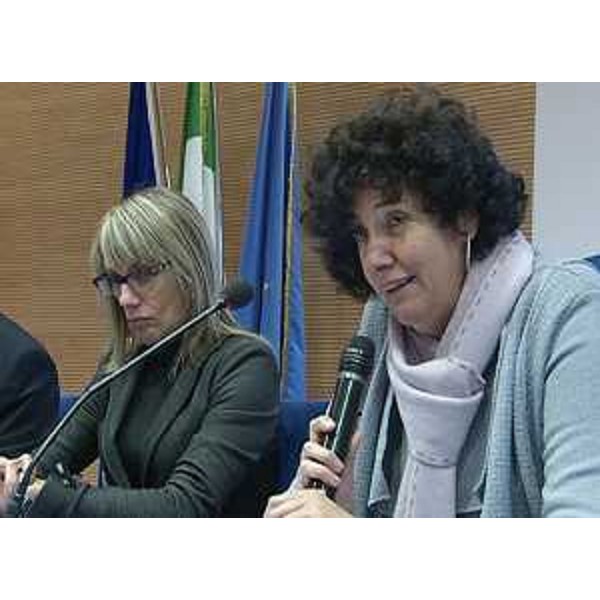 Loredana Panariti (Assessore regionale Lavoro, Formazione, Istruzione, Pari Opportunità, Politiche giovanili e Ricerca) alla presentazione di "Horizon 2020", Programma Quadro europeo per la Ricerca e l'Innovazione (2014-2020) - Udine 11/02/2014