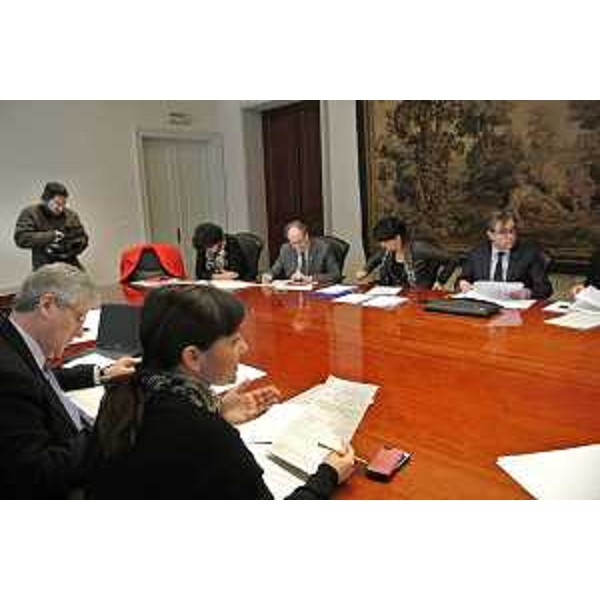Debora Serracchiani (Presidente Friuli Venezia Giulia) presiede la riunione della Giunta regionale - Trieste 14/02/2014