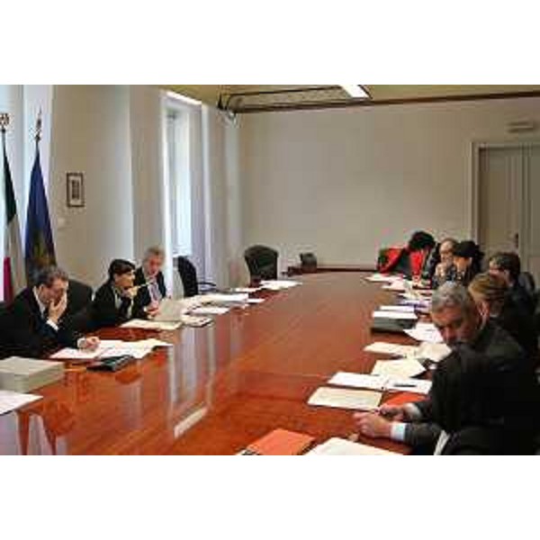 Debora Serracchiani (Presidente Friuli Venezia Giulia) presiede la riunione della Giunta regionale - Trieste 14/02/2014