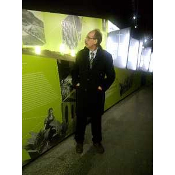Gianni Torrenti (Assessore Cultura Regione Friuli Venezia Giulia) visita Le Gallerie, due tunnel stradali in disuso dedicati alla storia del Trentino e delle sue comunità - Fondazione Museo storico del Trentino - Piedicastello (TN) 17/02/2014