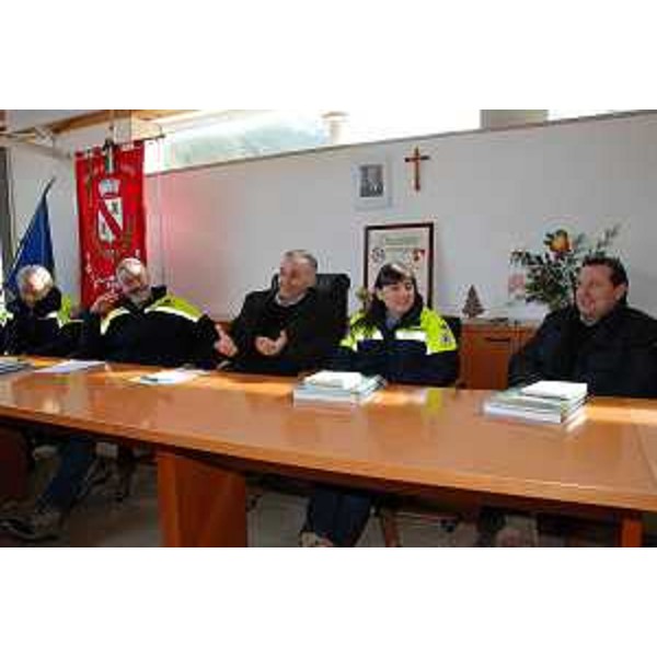 Paolo Panontin (Assessore regionale Protezione civile), Luigi Marcon (Sindaco Chiusaforte), Debora Serracchiani (Presidente Friuli Venezia Giulia) ed Enzo Marsilio (Consigliere regionale) - Chiusaforte 18/02/2014