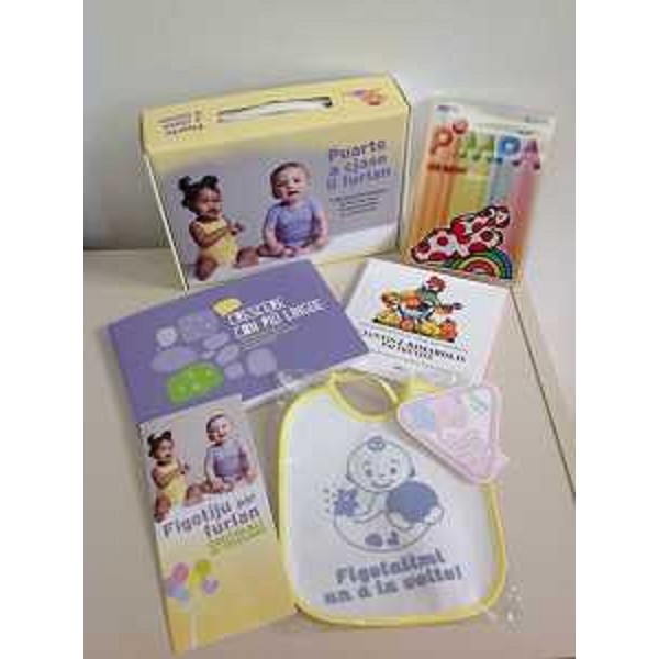 Parte la distribuzione del cofanetto "Puarte a cjase il furlan/Porta a casa il friulano" nel reparto materno-infantile dell'Ospedale - Palmanova 21/02/2014