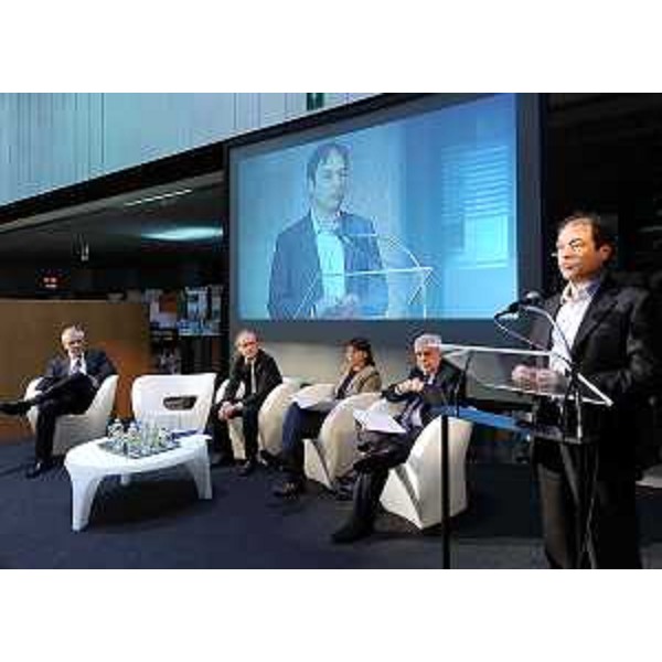 Marco Morganti (Amministratore delegato Banca Prossima) interviene alla presentazione dell'Accordo di collaborazione tra Nomisma e Banca Prossima, Banca del Gruppo Intesa Sanpaolo dedicata al no profit - Udine 22/02/2014