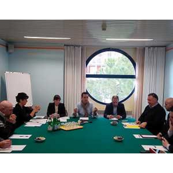 Debora Serracchiani (Presidente Friuli Venezia Giulia) e Mariagrazia Santoro (Assessore regionale Pianificazione territoriale) incontrano Edoardo Maricchio (Sindaco Grado) e rappresentanti della CCIAA isontina e delle categorie economiche - Grado 25/02/2014