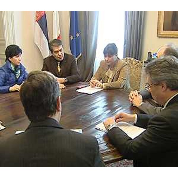 Debora Serracchiani (Presidente Friuli Venezia Giulia) incontra Ljubomir Mirkovic (Console Repubblica di Serbia a Trieste) - Trieste 28/02/2014