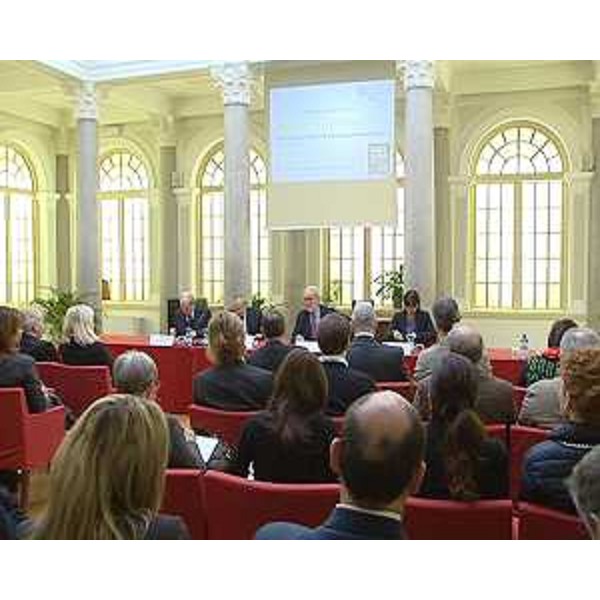 Debora Serracchiani (Presidente Friuli Venezia Giulia) alla presentazione del volume curato da Tiziano Treu "Welfare aziendale. Migliorare la produttività e il benessere dei dipendenti", all'Europalace Hotel - Monfalcone 03/03/2014