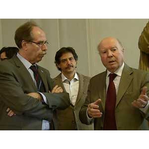 Gianni Torrenti (Assessore regionale Cultura), Vincenzo Martines (Consigliere regionale) e Giuseppe Bergamini (Direttore Museo Diocesano e Gallerie Tiepolo) - Udine 03/03/2014