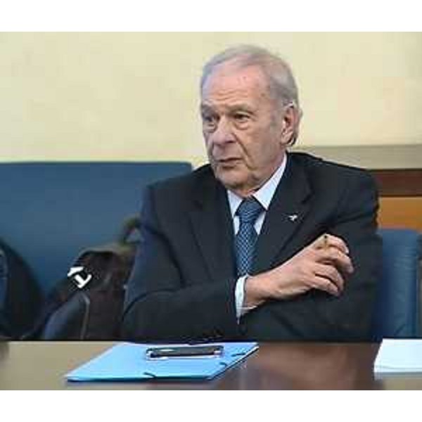 Ettore Romoli (Sindaco Gorizia) all'incontro con i sindaci della provincia di Gorizia, nella sede della CCIAA - Gorizia 03/03/2014