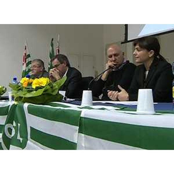 Debora Serracchiani (Presidente Friuli Venezia Giulia) interviene al convegno della CISL "Il Friuli Venezia Giulia fra delocalizzazioni e competitività transfrontaliera. Come rilanciare il lavoro e l'occupazione per superare la crisi" - Pordenone 04/03/2014