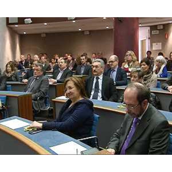 Antonella Manca (Direttore centrale Funzione pubblica, Autonomie locali e Coordinamento Riforme), nella sede di Insiel - Trieste 05/03/2014