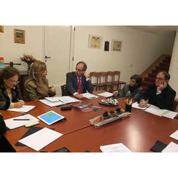 Gianni Torrenti (Assessore Cultura Regione FVG) incontra Rossella Franchini Sherifis (Ambasciatore d'Italia a Lubiana) e i prefetti di Trieste, Udine e Gorizia sulle iniziative per il Centenario della Grande Guerra - Lubiana 05/03/2014