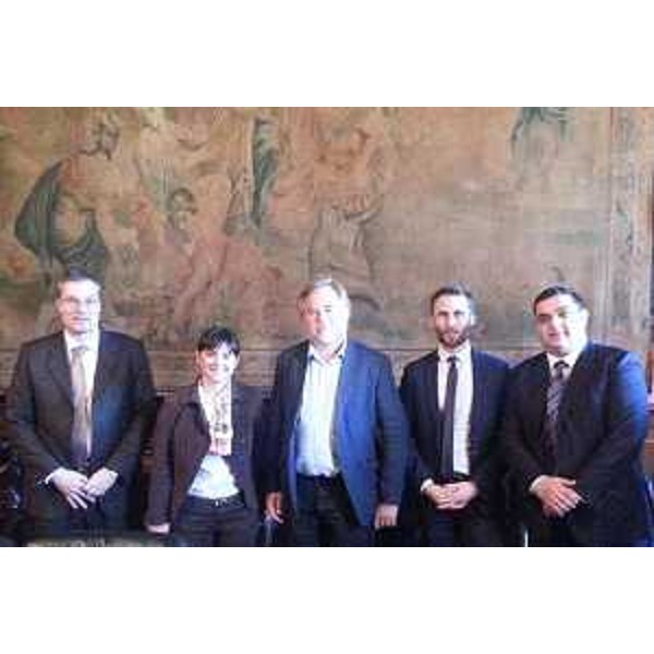Debora Serracchiani (Presidente Friuli Venezia Giulia) e Eugene Kaspersky (Amministratore delegato Kaspersky Lab) - Roma 06/03/2014
