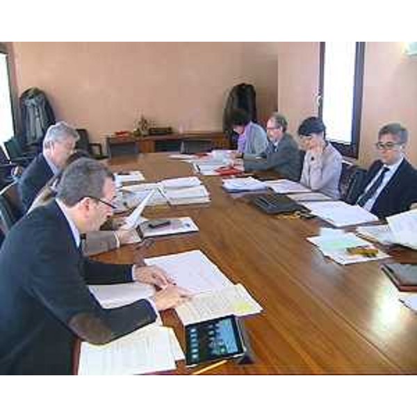 Riunione della Giunta regionale presieduta da Debora Serracchiani (Presidente Friuli Venezia Giulia) - Pordenone 07/03/2014