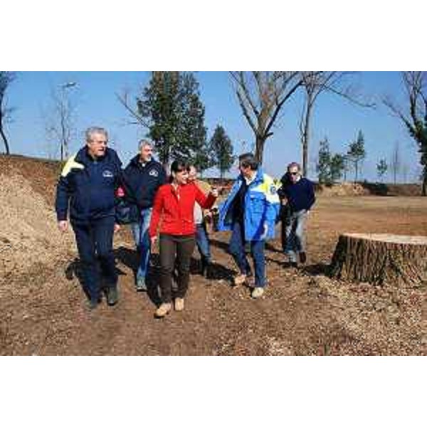 Guglielmo Berlasso (Direttore Protezione civile FVG), Paolo Panontin (Assessore regionale Protezione civile), Debora Serracchiani (Presidente Friuli Venezia Giulia) e Francesco Martines (Sindaco Palmanova) - Palmanova 08/03/2014