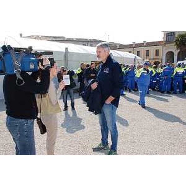 Paolo Panontin (Assessore regionale Protezione civile) alla prima giornata di Palmanova 2014 - Palmanova 08/03/2014