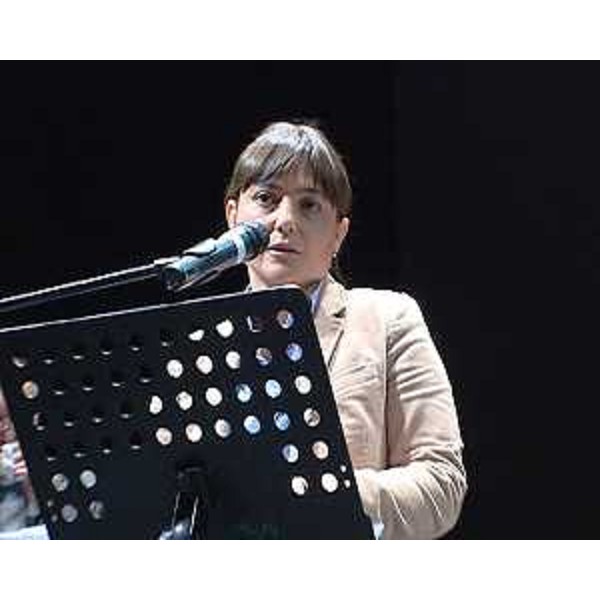 Debora Serracchiani (Presidente Friuli Venezia Giulia) alla Giornata del Lavoro al Teatro Nuovo - Udine 08/03/2014