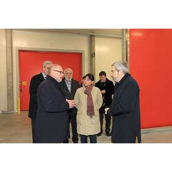 Debora Serracchiani (Presidente Friuli Venezia Giulia) e Furio Honsell (Sindaco Udine) al Centro agroalimentare all'ingrosso - Udine 10/03/2014