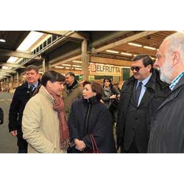 Debora Serracchiani (Presidente Friuli Venezia Giulia) al Centro agroalimentare all'ingrosso - Udine 10/03/2014