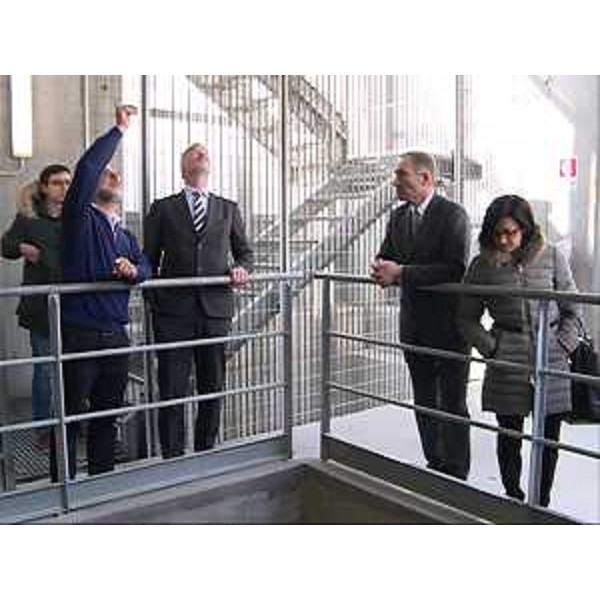 Gli assessori regionali Sara Vito (Ambiente) e Paolo Panontin (Protezione civile) in sopralluogo alla diga di Ravedis sul torrente Cellina - Ravedis 10/03/2014