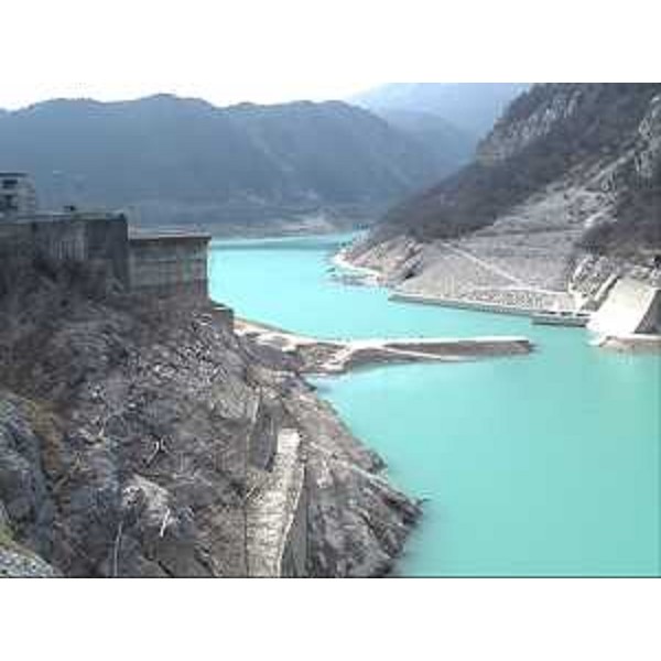 Bacino della diga di Ravedis sul torrente Cellina - Ravedis 10/03/2014