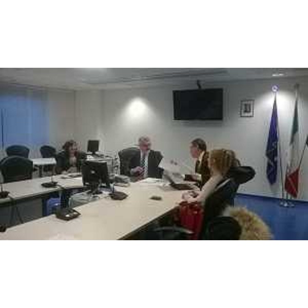 Paolo Panontin (Assessore regionale Funzione pubblica e Autonomie locali) al Tavolo per la sigla dell'Accordo sul sistema delle relazioni sindacali nel Comparto del pubblico impiego regionale e locale - Udine 10/03/2014