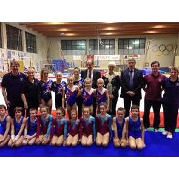 Gianni Torrenti (Assessore regionale Sport) visita le palestre dell'Associazione sportiva dilettantistica di ginnastica "Artistica '81" - Trieste 13/03/2014