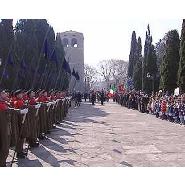 Le cerimonie per la "Giornata dell'Unità nazionale, della Costituzione, dell'inno e della bandiera", sul Colle di San Giusto - Trieste 17/03/2014