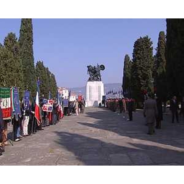 Le cerimonie per la "Giornata dell'Unità nazionale, della Costituzione, dell'inno e della bandiera", sul Colle di San Giusto - Trieste 17/03/2014