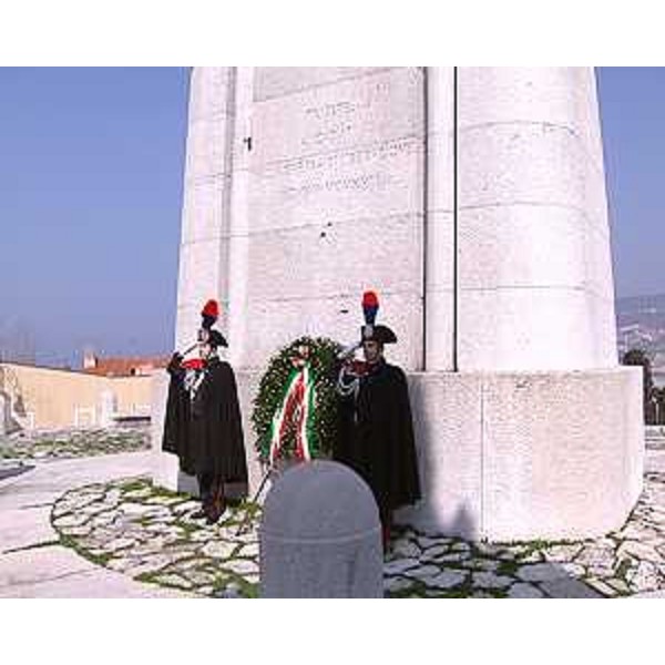 Le cerimonie per la "Giornata dell'Unità nazionale, della Costituzione, dell'inno e della bandiera", sul Colle di San Giusto - Trieste 17/03/2014