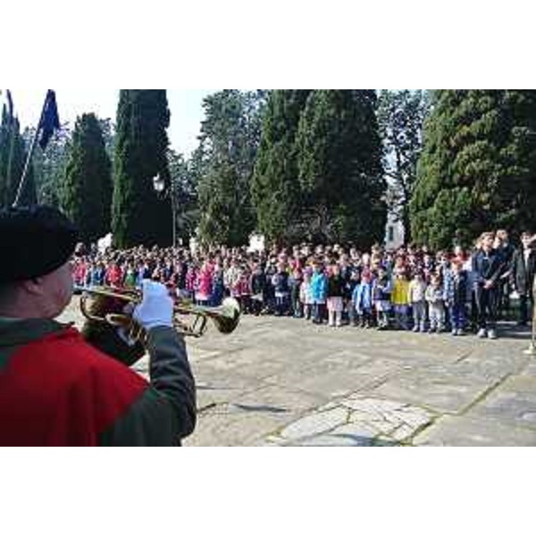 Celebrazione della "Giornata dell'Unità nazionale, della Costituzione, dell'inno e della bandiera" sul Colle di San Giusto - Trieste 17/03/2014