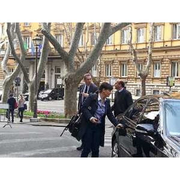 Debora Serracchiani e Sergio Bolzonello, presidente e vicepresidente della Regione autonoma Friuli Venezia Giulia - Roma 19/03/2014