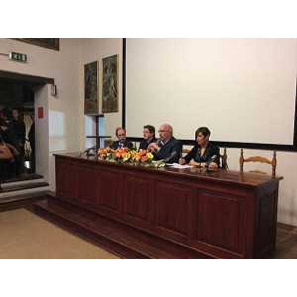 Gianni Torrenti (Assessore regionale Cultura) alla presentazione della nuova ala del Museo della Moda e delle Arti Applicate, a Borgo Castello - Gorizia 28/03/2014