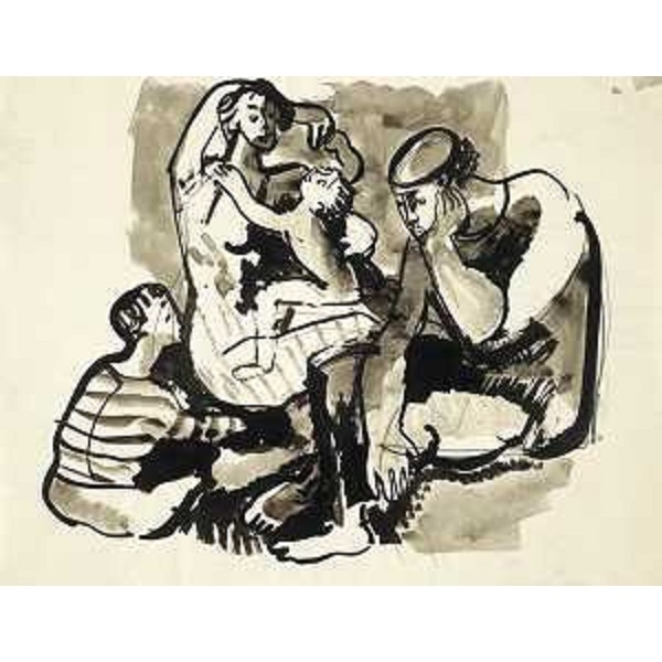 L'opera di Miela Reina "Famiglia", 1957, pubblicata nel n. 43 della rivista semestrale "Quaderni di Orientamento" edita dalla direzione centrale Lavoro, Formazione, Istruzione, Pari Opportunità, Politiche giovanili e Ricerca della Regione Friuli Venezia Giulia - 01/04/2014