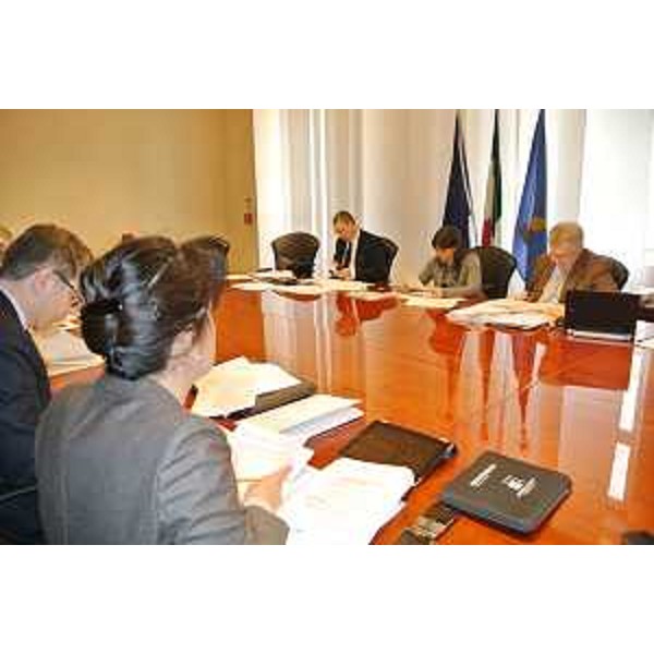 Riunione della Giunta regionale presieduta da Debora Serracchiani (Presidente Friuli Venezia Giulia) - Trieste 04/04/2014