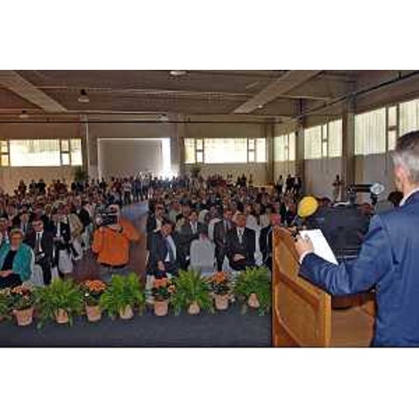 Riccardo Illy (Presidente Regione Friuli Venezia Giulia) all'inaugurazione della SDI (Slavonska Drvna Industrija - Industria del legno di Slavonia) a Lipovljani, nella Slavonia croata. (Lipovljani 06/07/07)