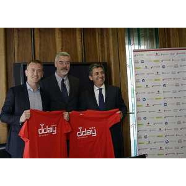 Carlo Purassanta (Amministratore delegato Microsoft Italia), Paolo Panontin (Assessore regionale Funzione pubblica) e Stefano Venturi (Amministratore delegato HP Italia) all'Insiel nel Digital-Day (D-Day) di Go On FVG - Trieste 05/05/2014